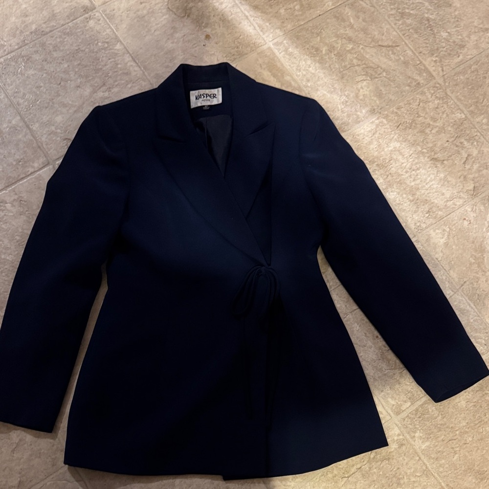 Kasper Classic Dark Blue Blazer
